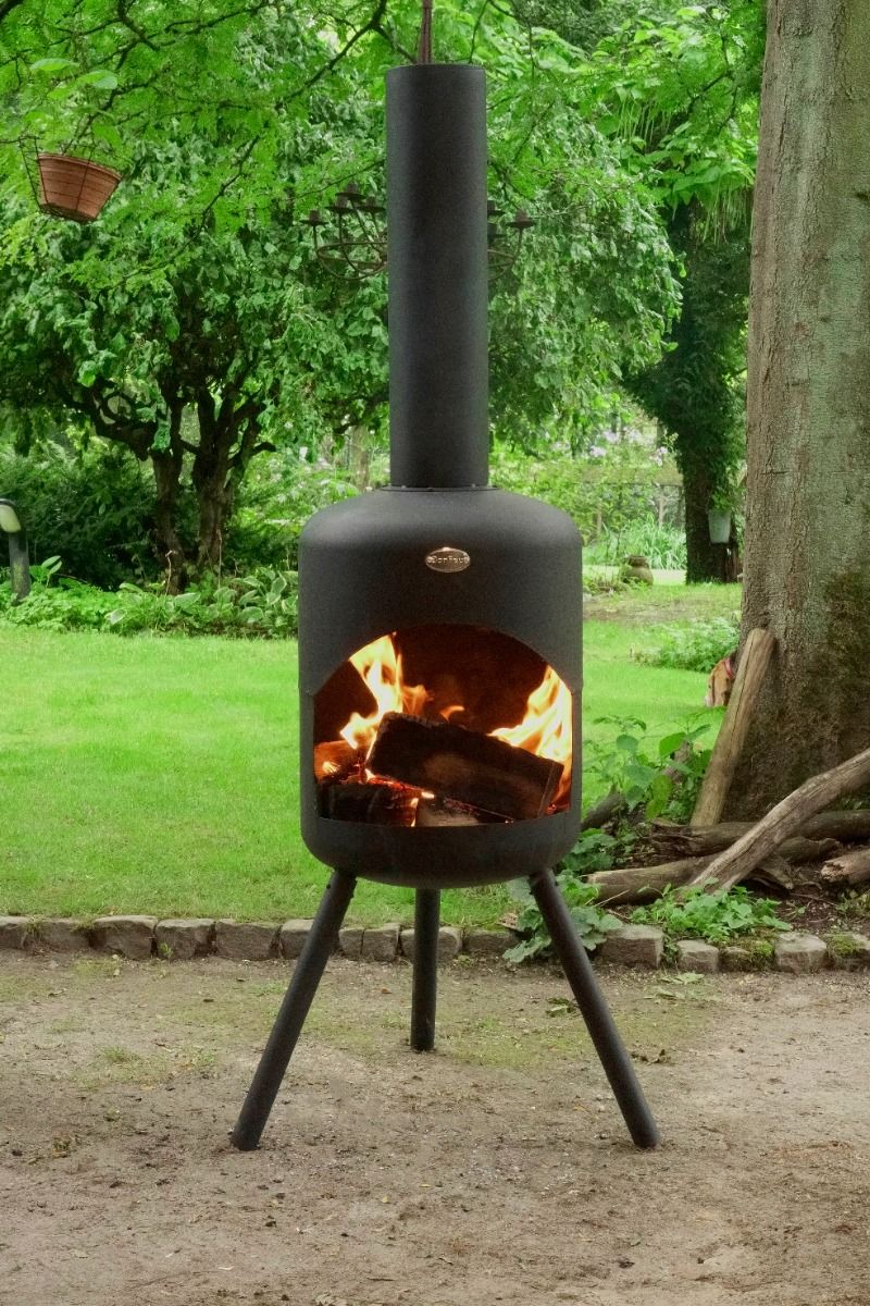 BonFeu BonSelo Black Fireplace