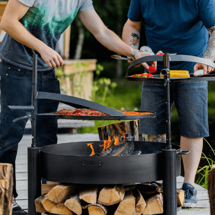 CookKing Multi-functional Firebowl Montana X with Grill Grid 60 cm