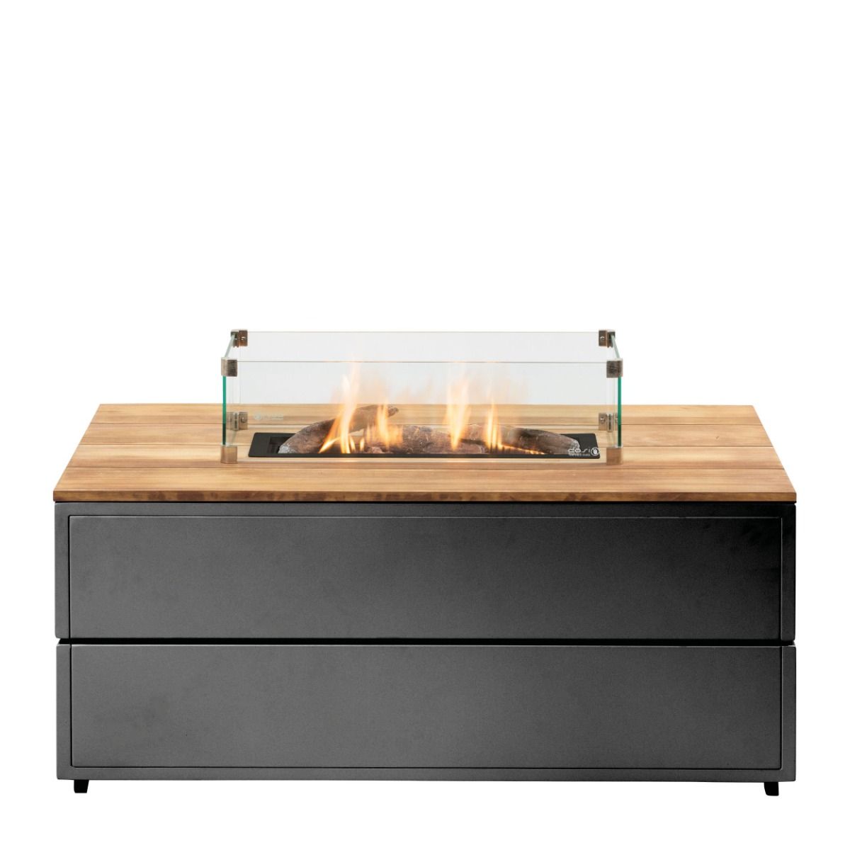 Cosi Fire Table Cosipure 120 Black/Teak