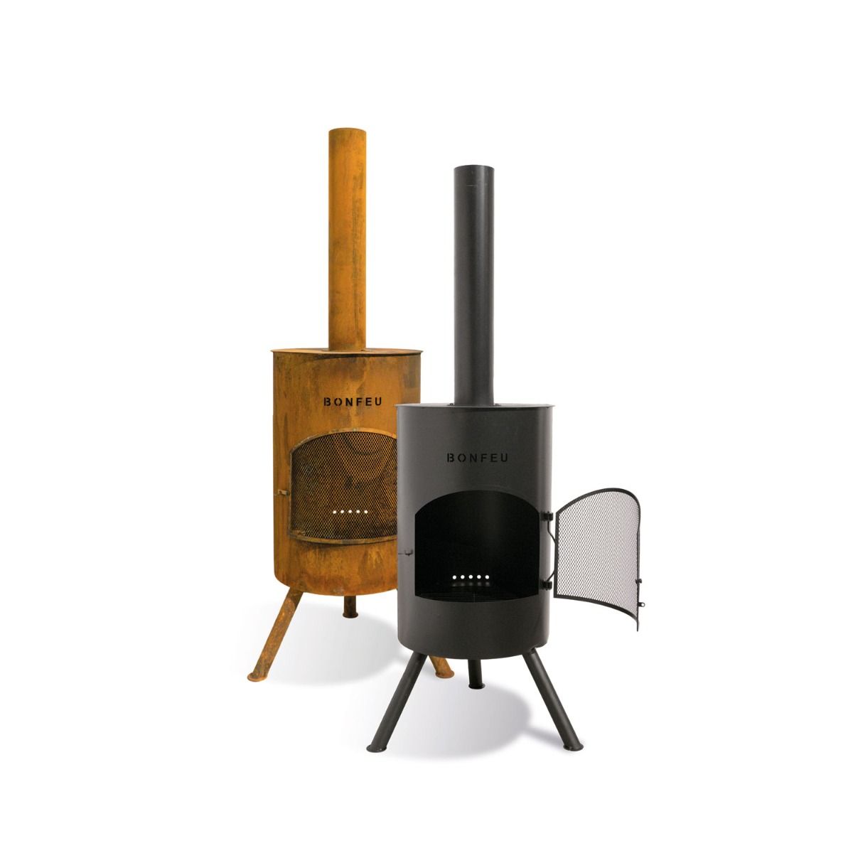 BonFeu BonTon 40 Black Fireplace