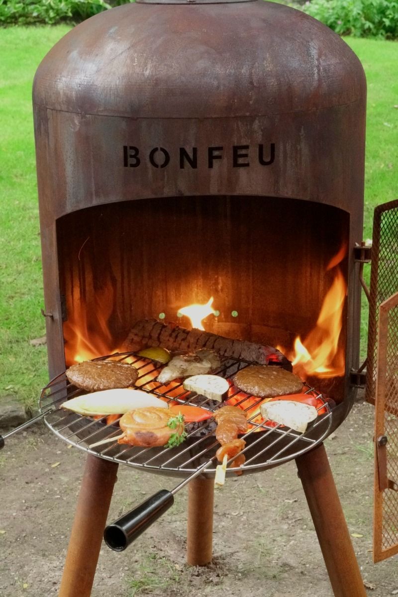 BonFeu Bonbono Rust Fireplace