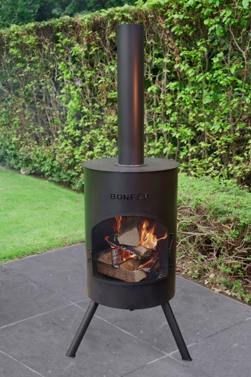 BonFeu Bonton 50 Black Fireplace