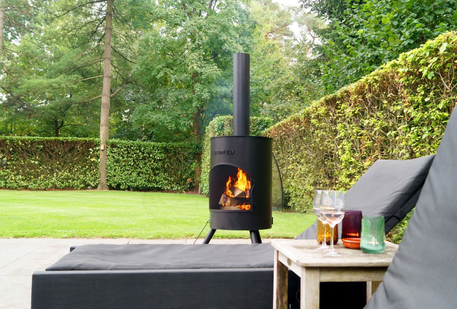BonFeu Bonton 50 Black Fireplace