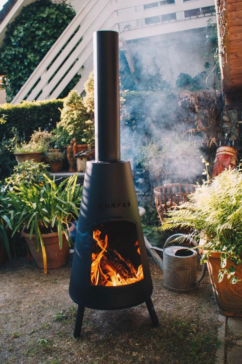 BonFeu BonPyra Black Fireplace