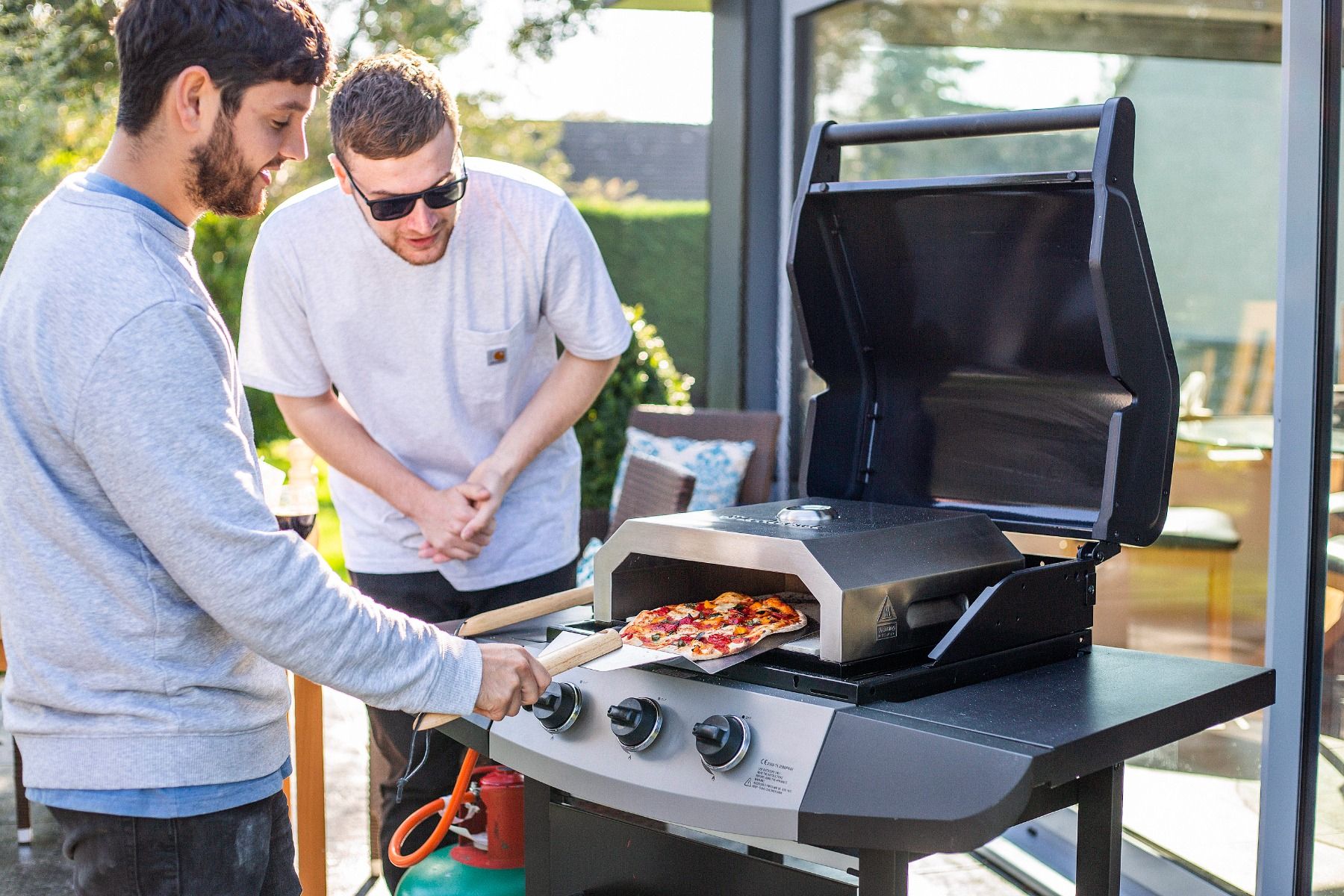 La Hacienda Firebox BBQ  Pizza Oven (stainless steel)