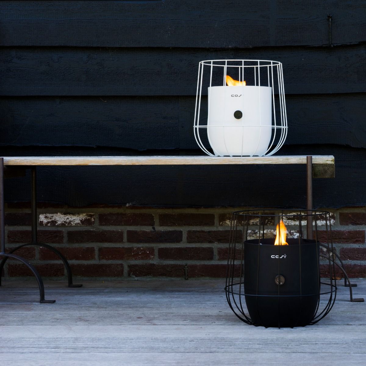 Cosiscoop Basket Ivory White Gas Lantern