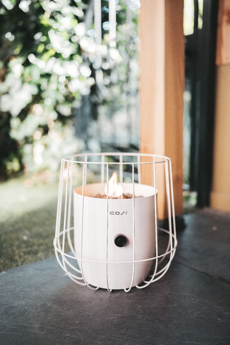 Cosiscoop Basket Ivory White Gas Lantern