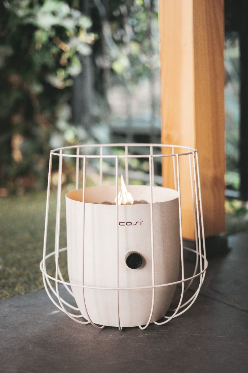Cosiscoop Basket Ivory White Gas Lantern