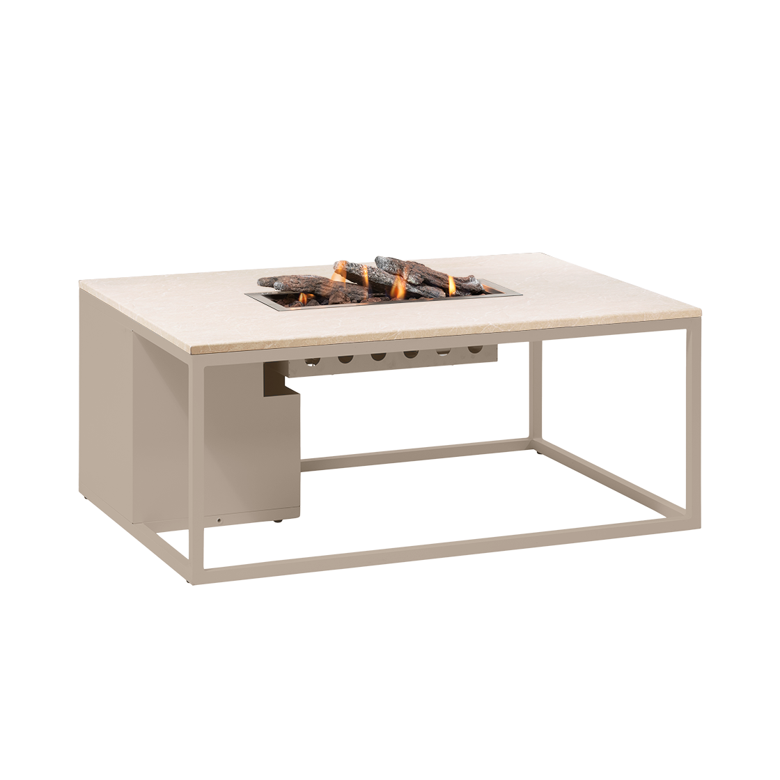 Cosi Firetable Cosiloft 120 Sandy Beige / Stone