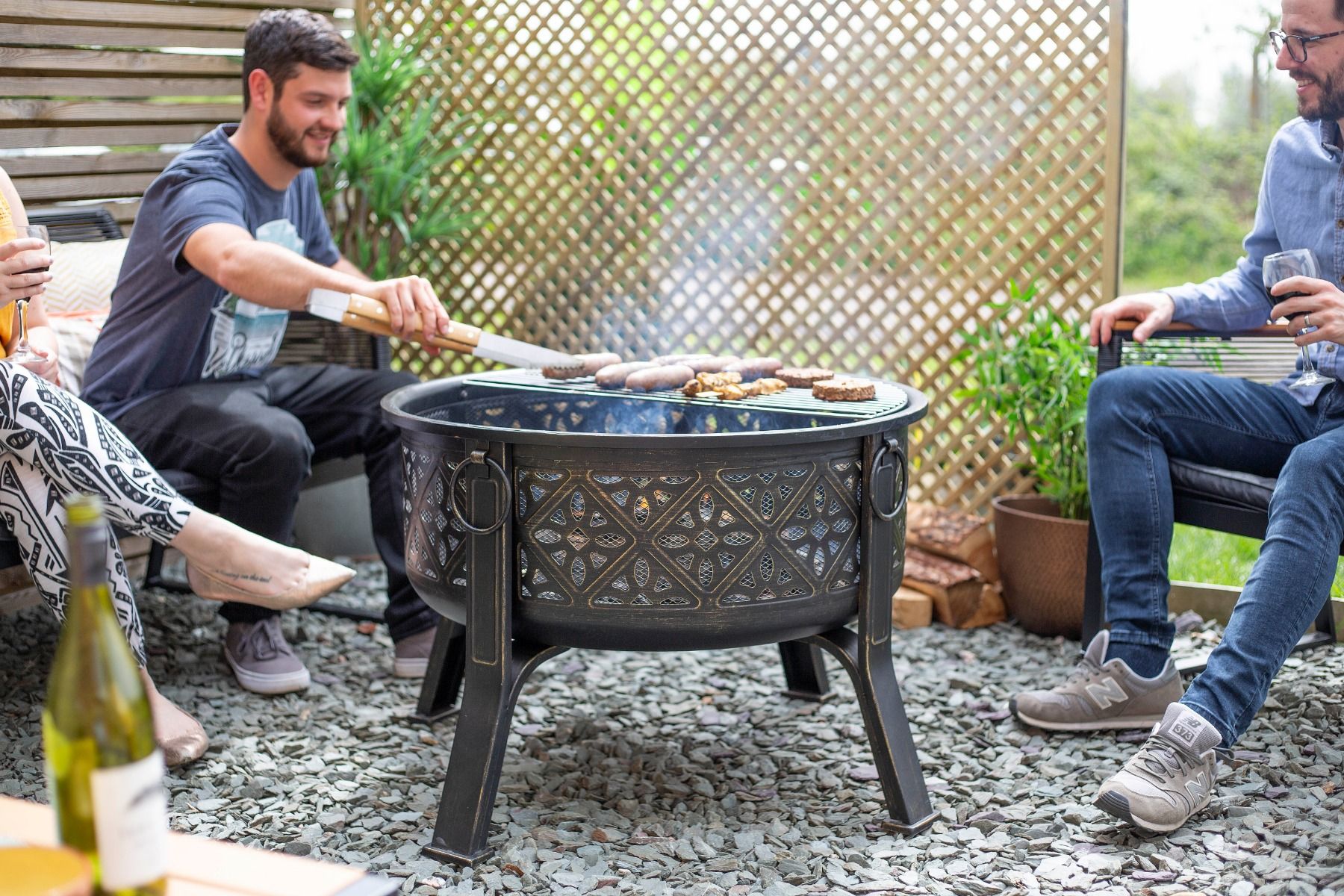 La Hacienda Moresque Firepit