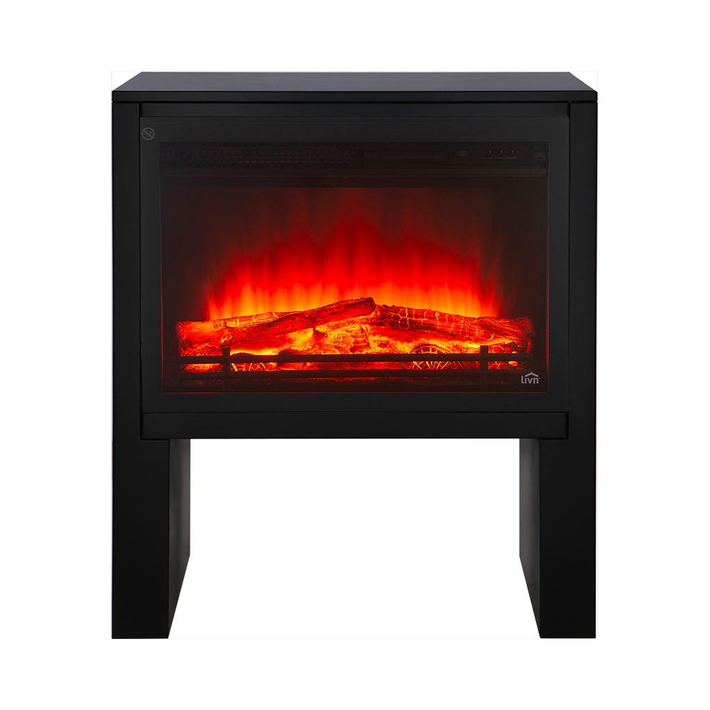 Livin' flame Fireplace surround Ardez Black