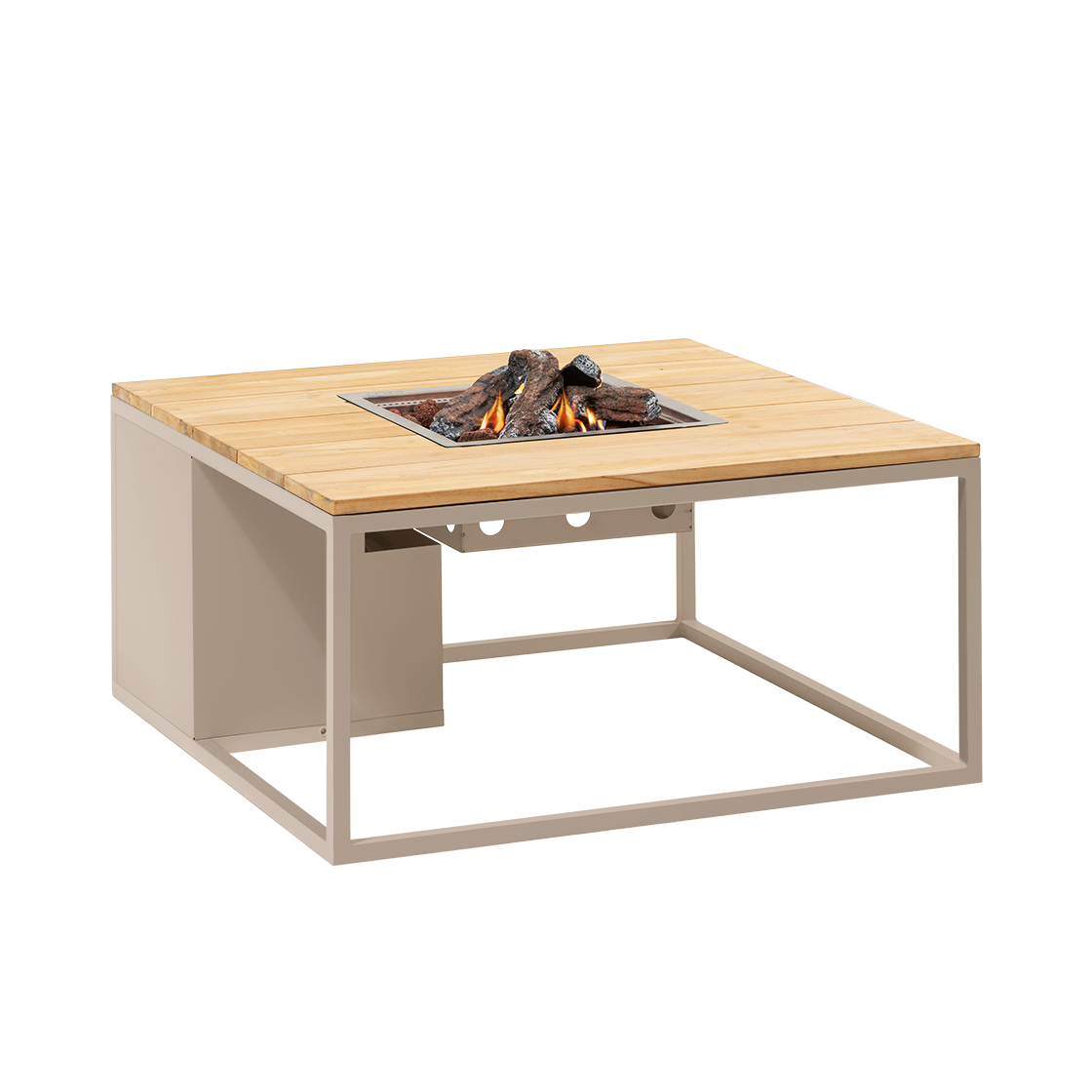 Cosi Firetable Cosiloft 100 Sandy Beige / Teak