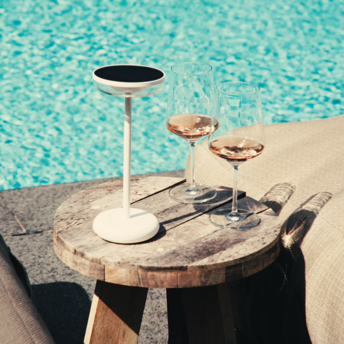 ZOLUNA Solar Table Lamp Bobbie White