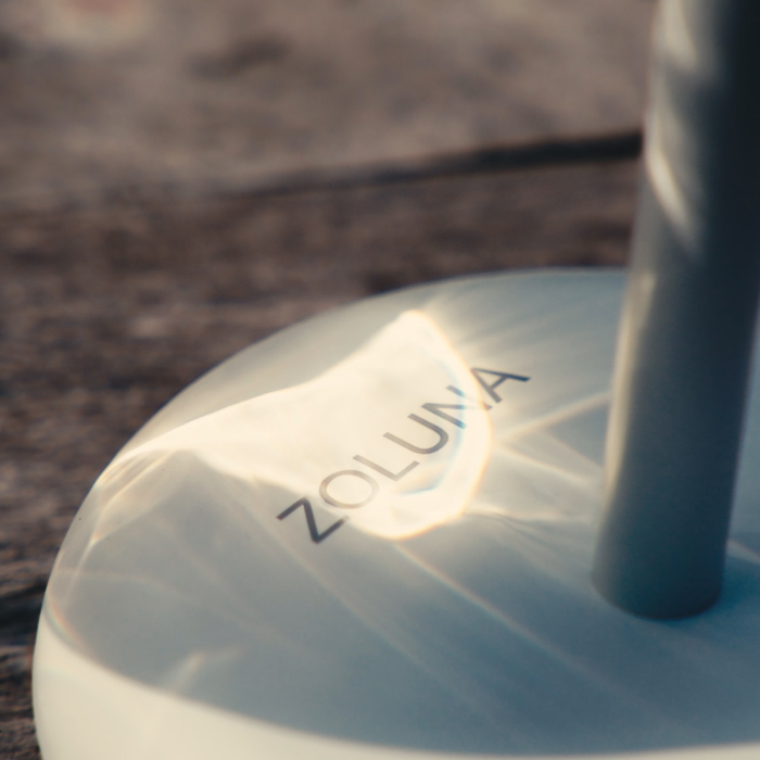 ZOLUNA Solar Table Lamp Bobbie White