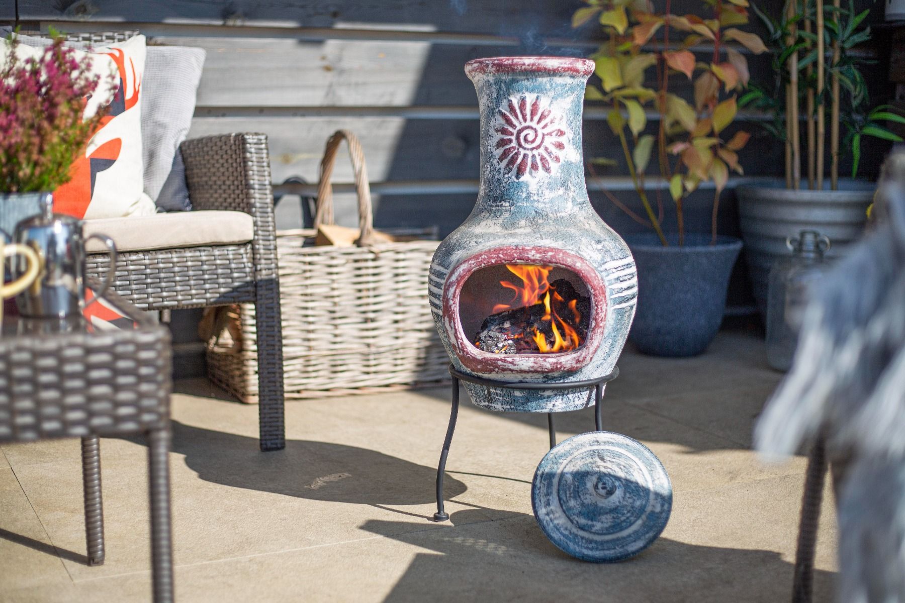 La Hacienda Swirl Small Mexican Fireplace La Hacienda Swirl Small Mexican Fireplace
