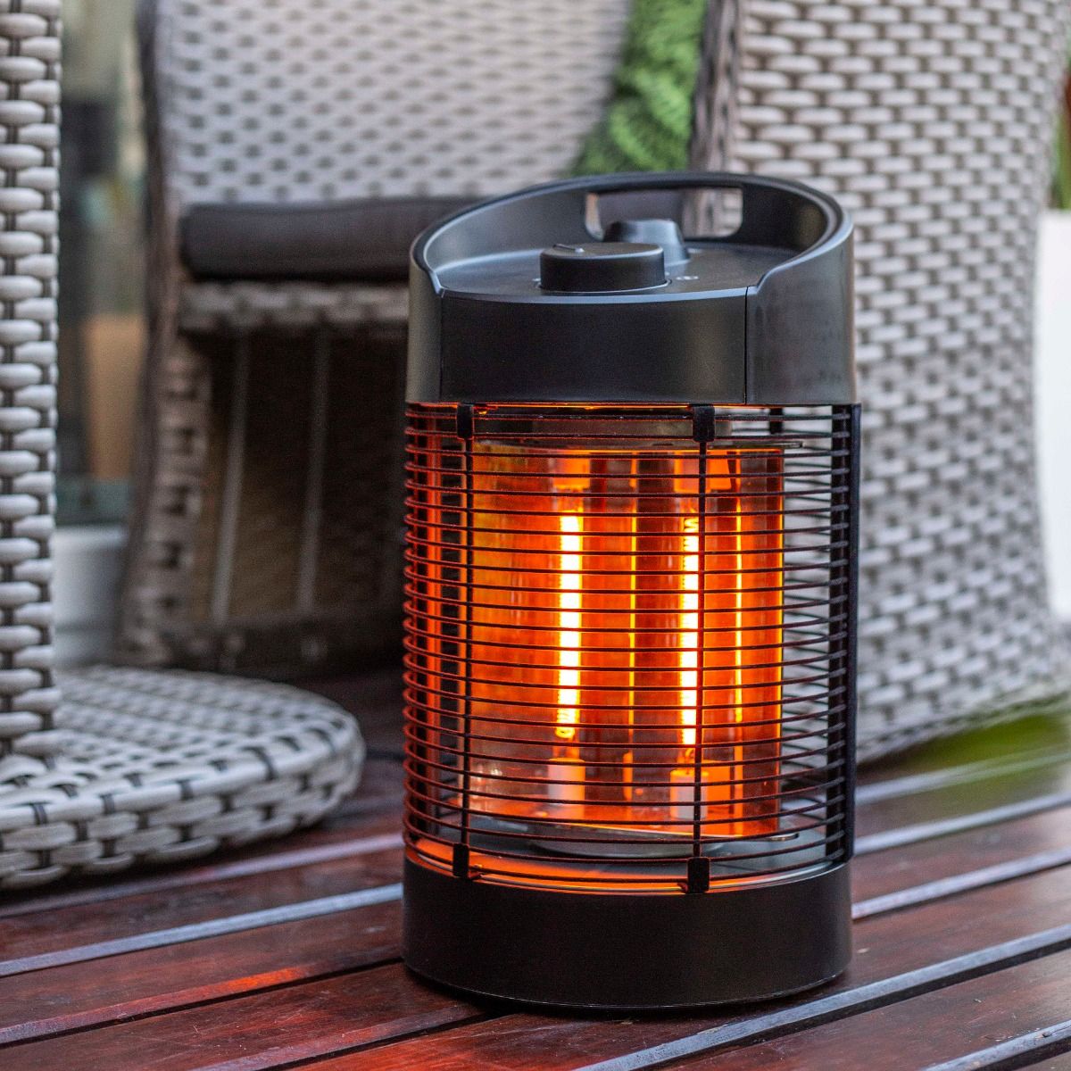 La Hacienda Nero Table Heater