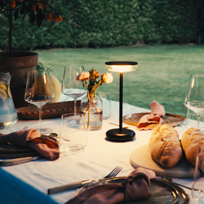 ZOLUNA Solar Table Lamp Bobbie Black