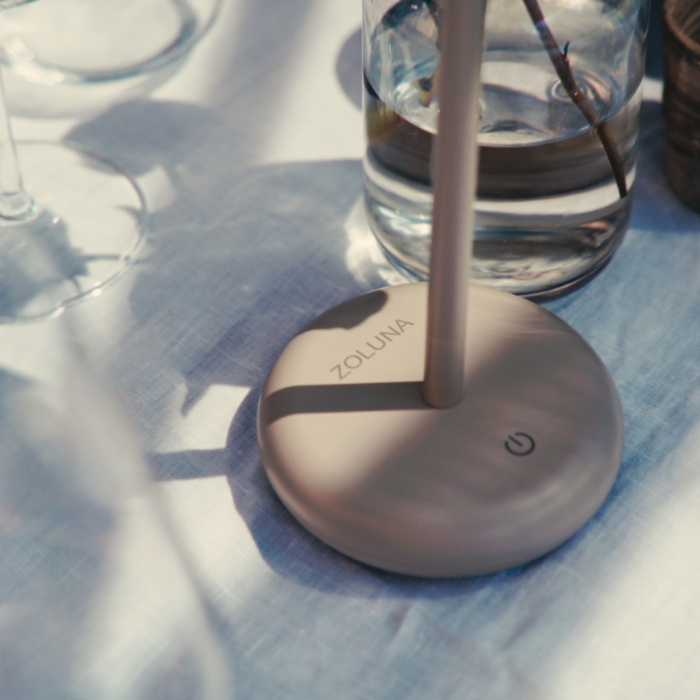 ZOLUNA Solar Table Lamp Bobbie Sand