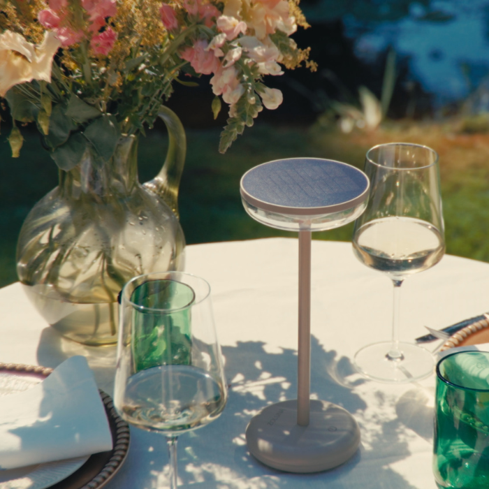ZOLUNA Solar Table Lamp Bobbie Sand