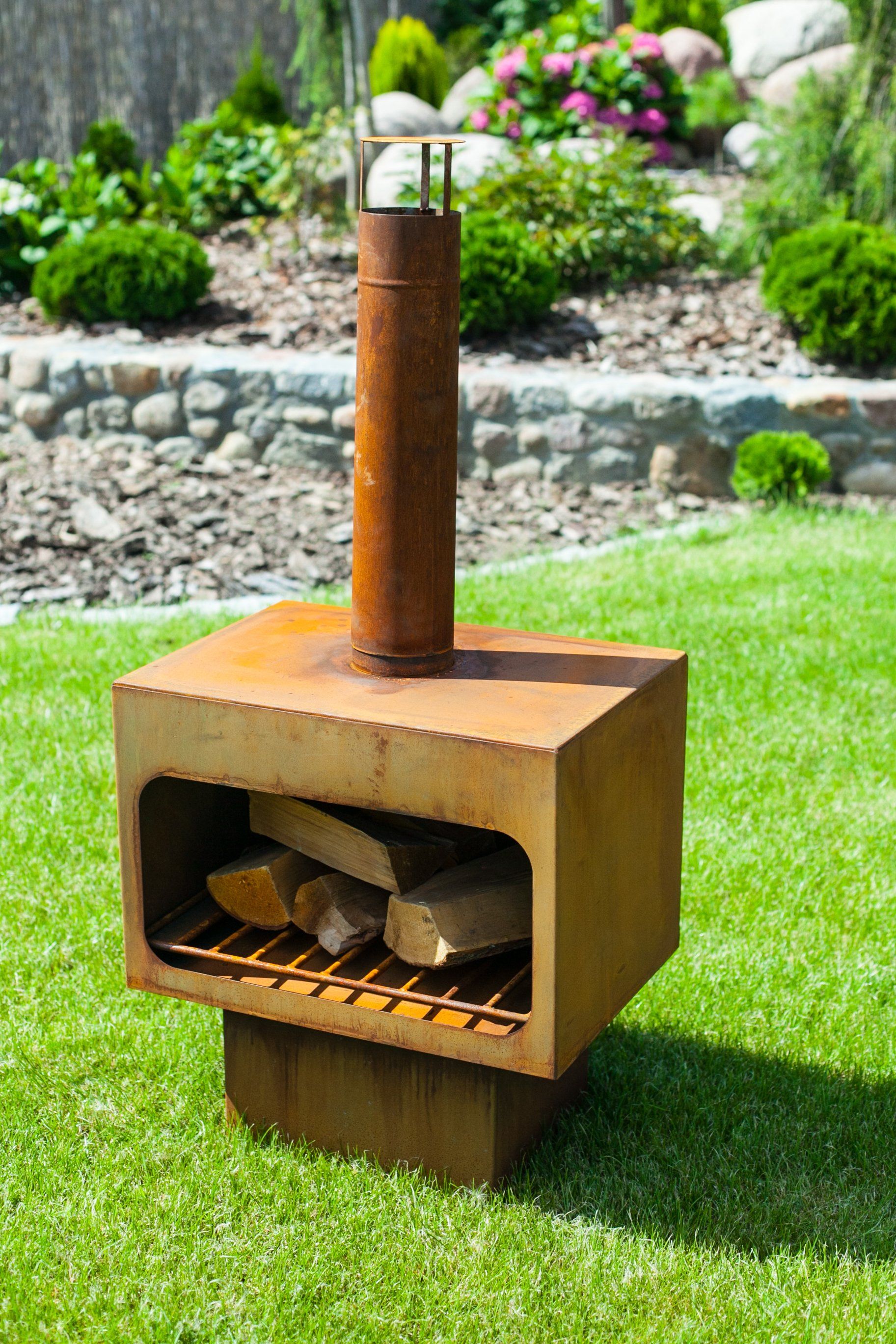 Redfire Jersey XL chiminea (rust)