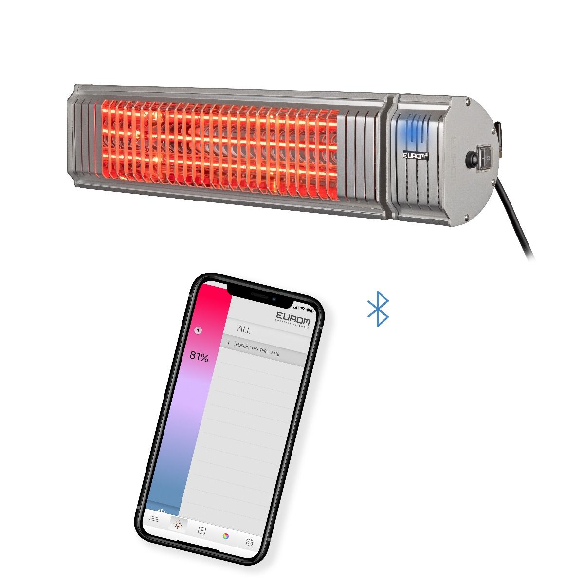 Eurom Golden 2000 Amber Smart Terrace Heater