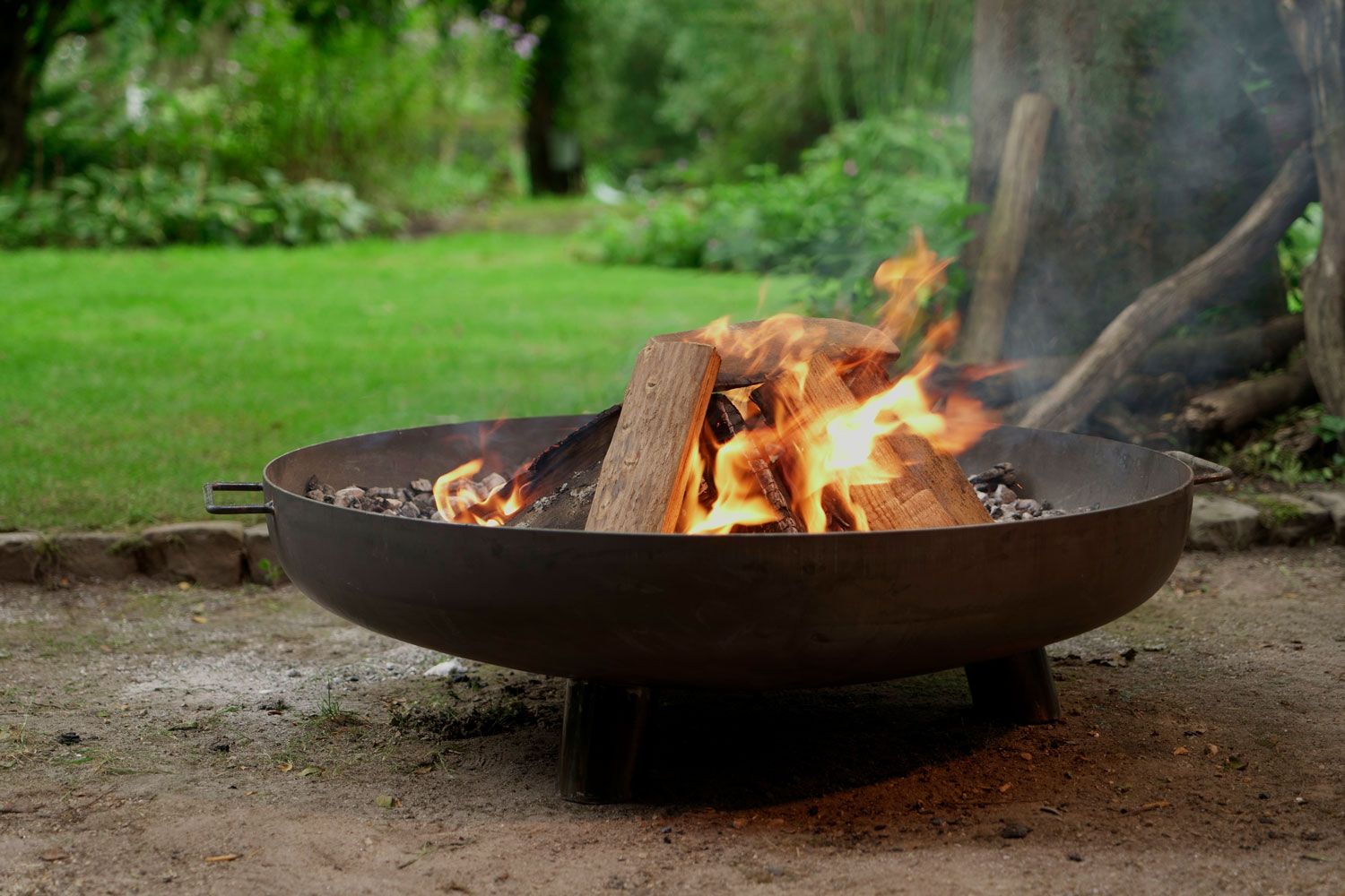 MOODZ FireBowl Feet & Handle Stainless Steel Ø100 cm