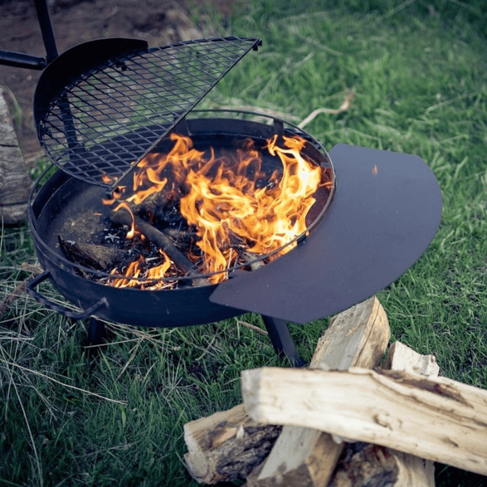 Barebones Cowboy Fire Pit Side Table 30′