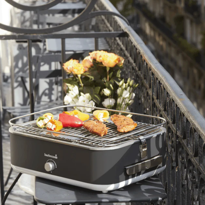 Barbecook E-Carlo Electric Table Grill Grey