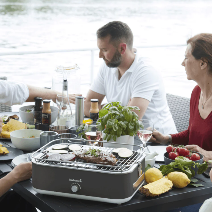 Barbecook E-Carlo Electric Table Grill Grey
