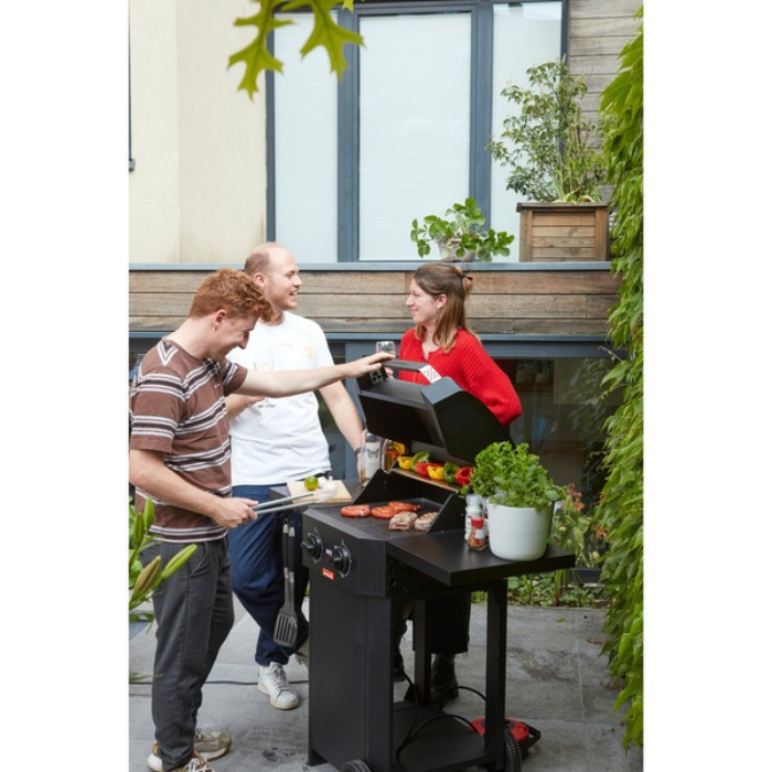 Barbecook E-Luca Electric Barbecue with Side Tables