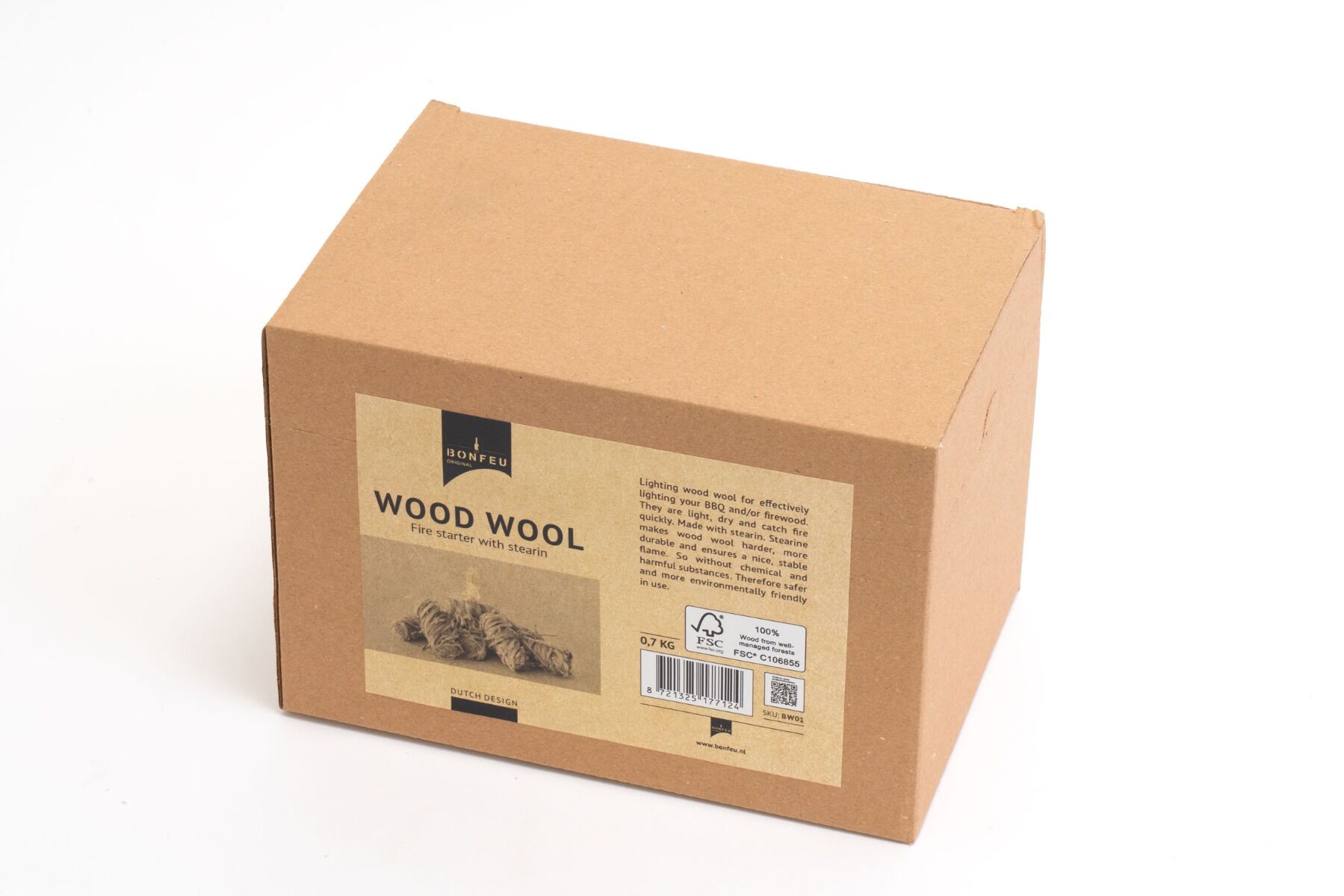 BonFeu Wood Wool Firelighters 0,7 kg