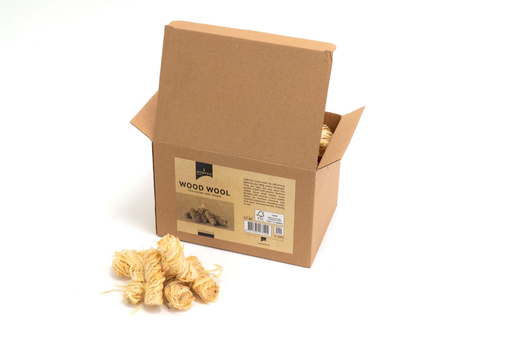 BonFeu Wood Wool Firelighters 0,7 kg