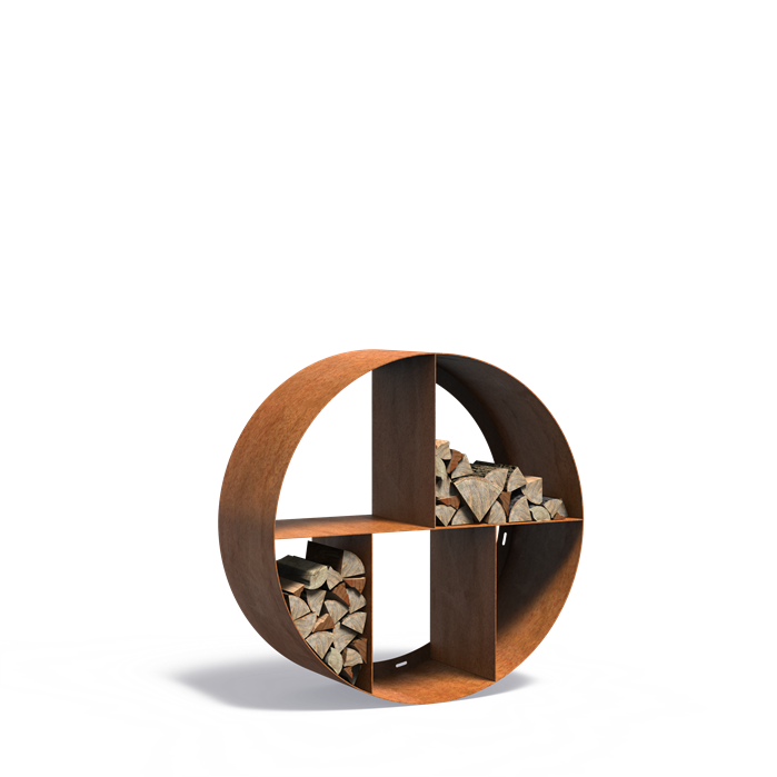 FORNO Wood Storage BHS CortenSteel