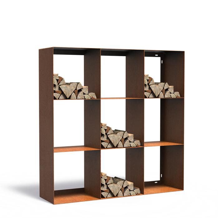 FORNO Wood Storage BHS CortenSteel