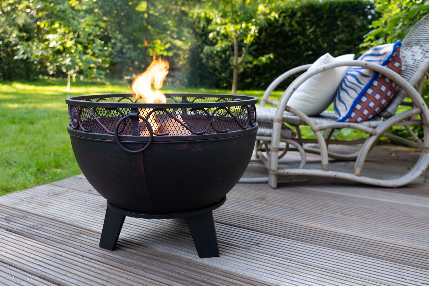 HEAT Firepit Boble Ø60 cm with Spark Screen