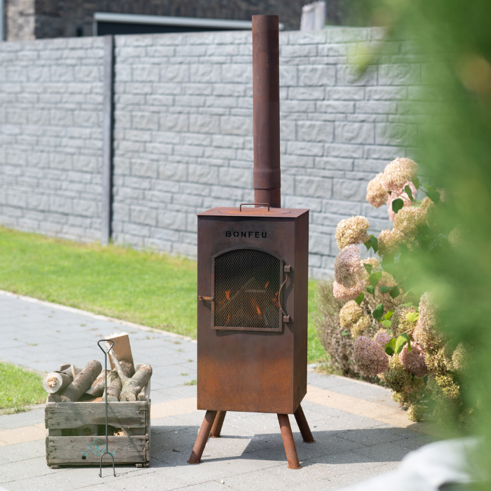 BonFeu BonCarré Corten Fireplace