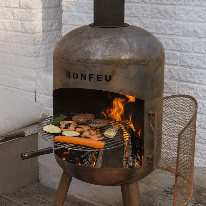 BonFeu Bonbono Rust Fireplace