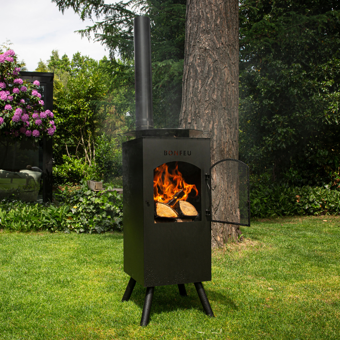 BonFeu BonCarré Black Fireplace