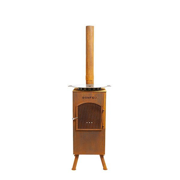BonFeu Boncarré QLP Rust Fireplace