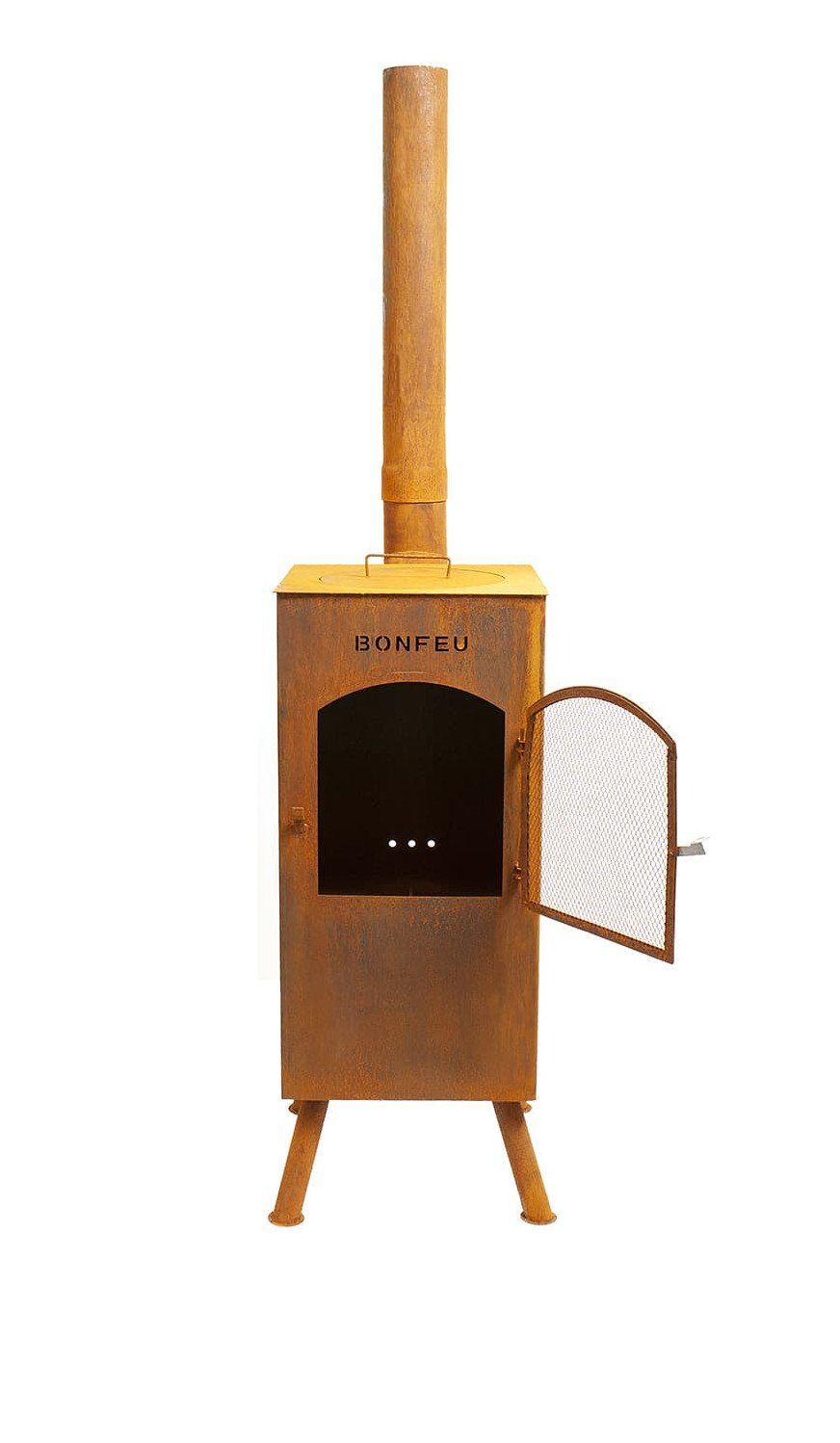 BonFeu Boncarré QLP Rust Fireplace