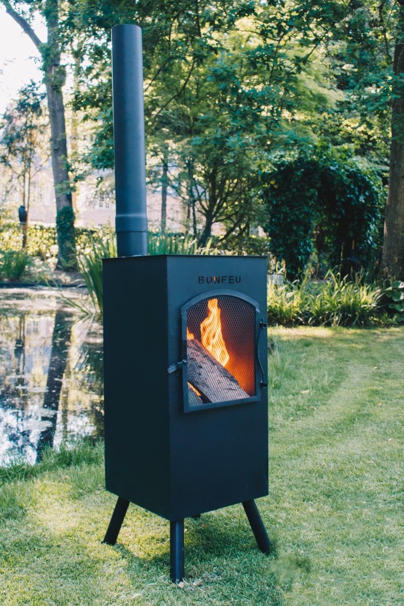 BonFeu BonCarré QLP Black Fireplace