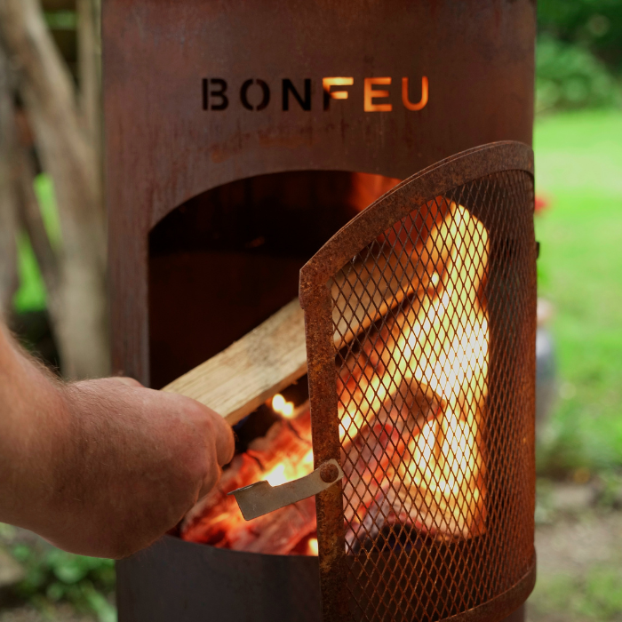 BonFeu BonGiano LP Corten Fireplace