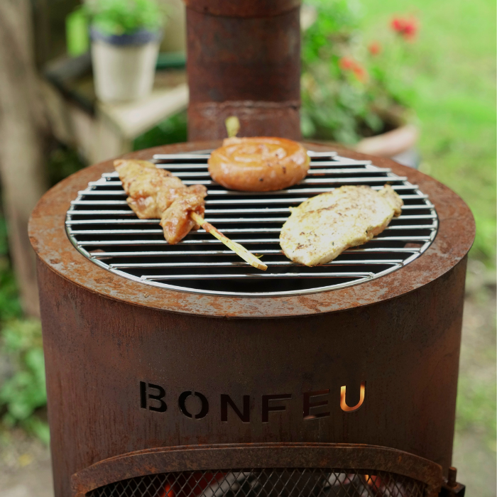 BonFeu BonGiano LP Corten Fireplace