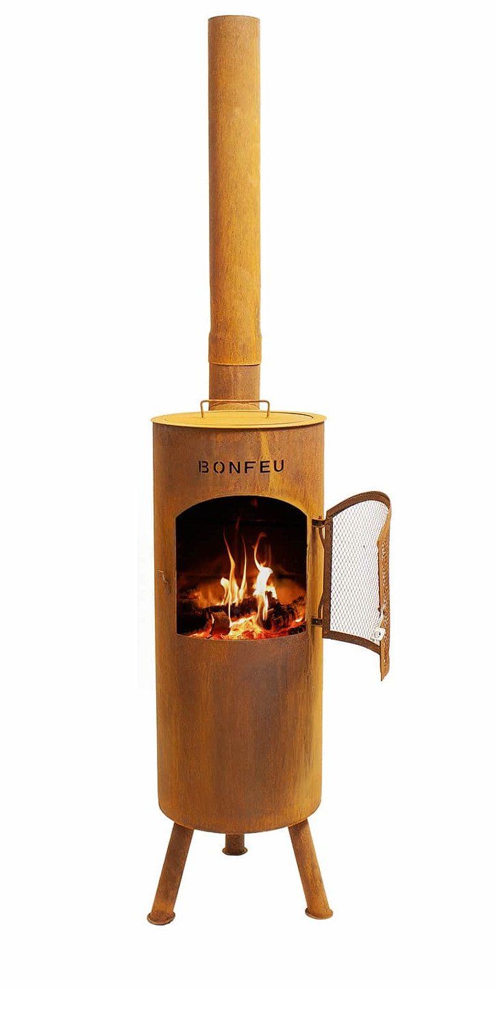 BonFeu BonGiano LP Corten Fireplace