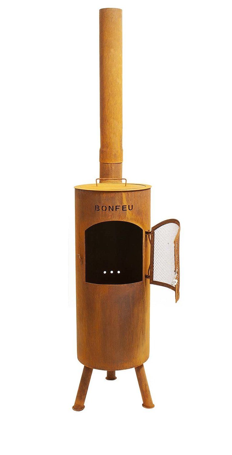 BonFeu BonGiano LP Corten Fireplace