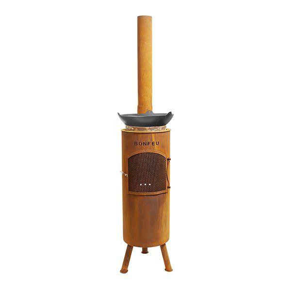 BonFeu BonGiano LP Corten Fireplace