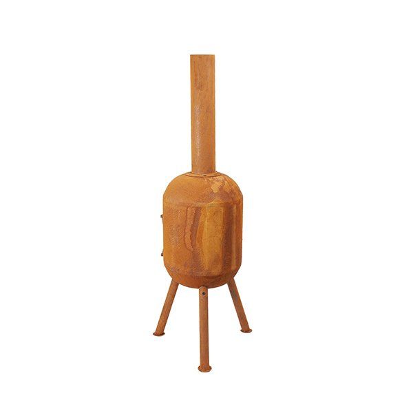 BonFeu BonSolo Rust Fireplace