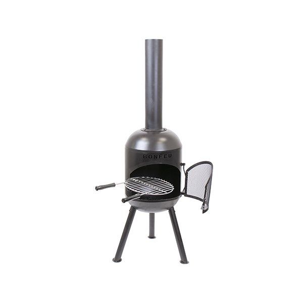 BonFeu BonSolo Black Fireplace