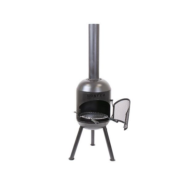 BonFeu BonSolo Black Fireplace