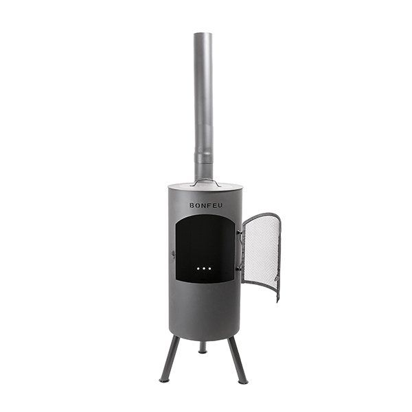 BonFeu Bontino LP Black Fireplace
